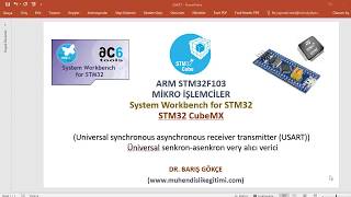 ARM STM32F103 DERS 6 USART UART Universal synchronous asynchronous receiver transmitter USART [upl. by Strain]