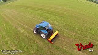 VREDO Восстановление лугов сеялками Vredo подсев трав озеленение NoTill техника луговодства [upl. by Bradney291]