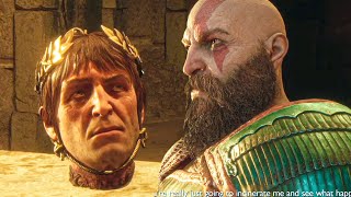 Helios Roasting Kratos For 10 Minutes All Dialogues  God Of War Ragnarok Valhalla DLC PS5 2023 [upl. by Aivartal]