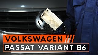 Så byter du bränslefilter på VW PASSAT VARIANT B6 3C AUTODOCLEKTION [upl. by Marlette406]