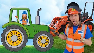 Kids Tractor Song  Real Tractors for Kids  Learn about Tractors [upl. by Ahsilak438]