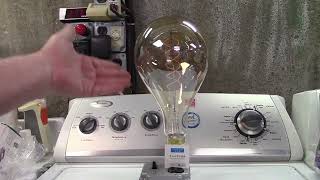 ALAMPEVER Decorative Oversized LED Edison Bulb Review [upl. by Garling]