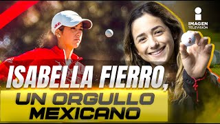 ¡Orgullo mexicano Isabella Fierro participará en el circuito de golf femenil  Palabra Del Deporte [upl. by Philo]