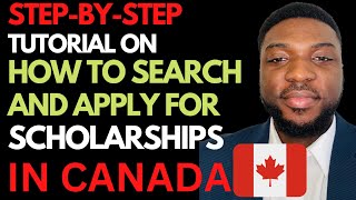 How to search and find scholarships in Canada financial opportunities in Canada [upl. by Ailedua]