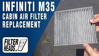 How to Replace Cabin Air Filter 2007 Infiniti M35  AQ1119C [upl. by Donalt]