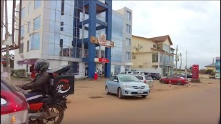 DRIVE THROUGH AFRICA GHANA ACCRA SPINTEX ROAD [upl. by Xino]