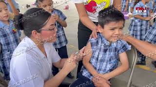 Reportan brote de varicela en escuela primaria en Nuevo Laredo Van 18 casos [upl. by Elocim]