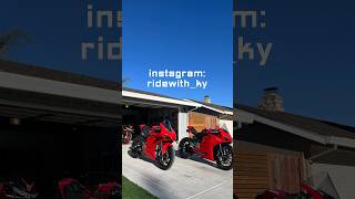 Panigale V4 vs Panigale V2 Exhaust Sound Off Idle Revs [upl. by Zitah]