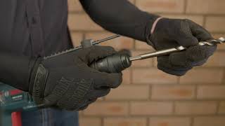 How to drill into Masonry with a SDS Drill Bit [upl. by Eberta]