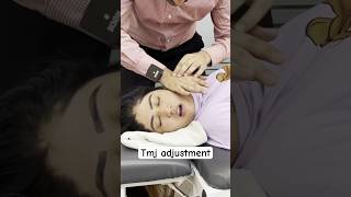 Tmj chiropractic adjustment trending shortfeed [upl. by Rockefeller]