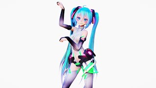 【 MMD 】 Hatsune Miku BASS DA DA DA [upl. by Ainegul]