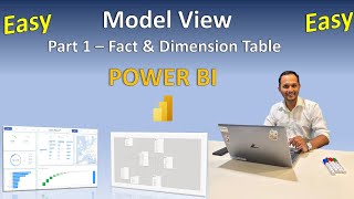 Model View in Power BI Fact amp Dimension Table HINDI [upl. by Mellisent]