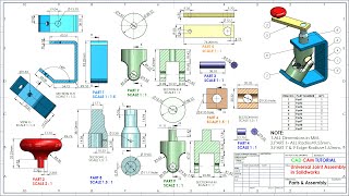 Universal Joint Parts amp Assembly in Solidworks [upl. by Fennie409]