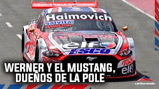 Turismo Carretera  ¡Histórico Werner y el Mustang dueños de la primera pole del 2024 [upl. by Lewan]