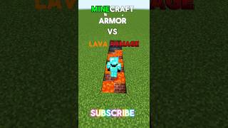 Minecraft Armors vs Lava Damage 🔥 minecraft shortfeed viralminecraftshort [upl. by Ced]