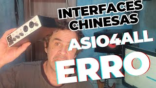 Interface chinesa no Reaper com asio4all e wasapi Configuração completa [upl. by Naillik499]