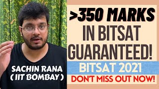 BITSAT 2021 4 Best Tips  Preparation Strategy  Important Topics  MUST WATCH [upl. by Brittain710]