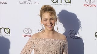 Talitha Bateman EMA’s 27th Annual Awards Gala Green Carpet [upl. by Eedak]