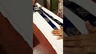 Block print How to cut frock tail cutting and stitching fashion cotton kids frock easycutting [upl. by Ilzel]