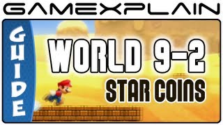 New Super Mario Bros U  Superstar Road2 Run for It Star Coins Guide amp Walkthrough [upl. by Akem]