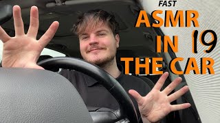 Fast amp Aggressive ASMR in the Car 19 lofi Hand Sounds Invisible triggersGrippingampScratchingVisual [upl. by Suoivatnod]