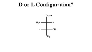 D L Configuration in amino acids [upl. by Hnahc]