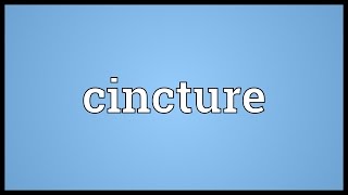 Cincture Meaning [upl. by Raf]