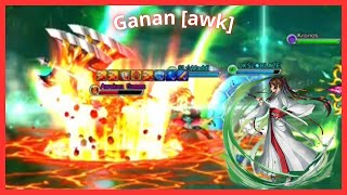 Grand Summoners Ganan awk feat Sagiri [upl. by Enelhtak144]