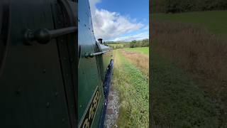 Beautiful Steam Train Footplate Ride 🚂 steamtrain train railway [upl. by Ahsieka]