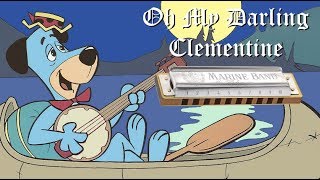 Oh My Darling Clementine  Harmonica Huckleberry Hound TABS IN DESCRIPTION [upl. by Shaver]