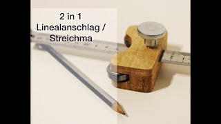 2 in 1 Streichmaß  Linealanschlag [upl. by Nya]