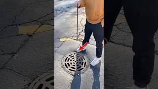 Why is this boy doing this in the drain shorts shortvideo [upl. by Morton98]