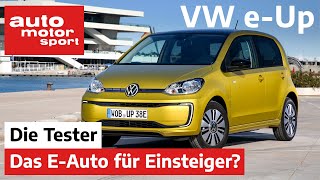 Volkswagen eUp Reicht der VW als EinsteigerEAuto  TestReview  auto motor und sport [upl. by Moria]