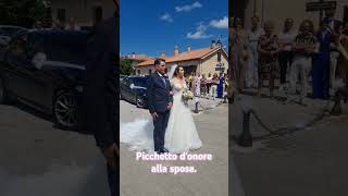 La divisa ha sempre il suo fascino Voi che dite wedding matrimonio weddingdress sposa bride [upl. by Htesil]