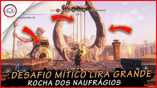 Immortals Fenyx Rising Como concluir o desafio mítico Lira grande na Rocha dos Naufrágios [upl. by Aisan]