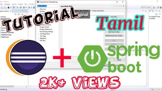 How to create a Spring Boot Project Using Eclipse IDE Explained  Tamil  2021  Pearl Pirates Tamil [upl. by Andree]