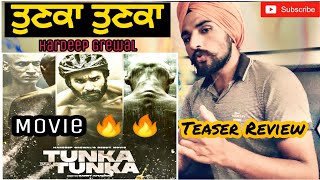 Tunka Tunka  Movie Teaser  Hardeep Grewal  Review [upl. by Yadsendew]