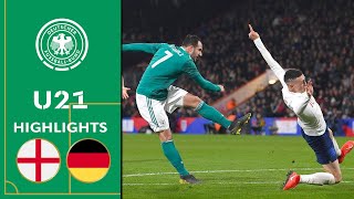 Prestigious lastminute win  England vs Germany 12  Highlights  U21 Friendly [upl. by Hersh]