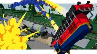 EXPLOSIVE DERAIL  Beware Of Trains [upl. by Suolhcin]