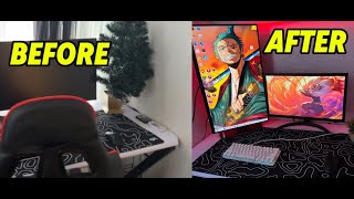 Transforming my gaming room😮‍💨 [upl. by Christmas]