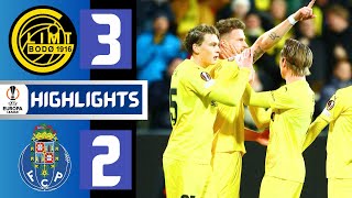 🟡FK BodøGlimt vs FC Porto 32 HIGHLIGHTS  Europa League [upl. by Lucilia154]