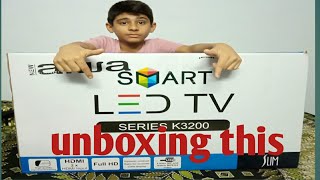 Unboxingll aiwa smart TV 32 inches [upl. by Satsok523]