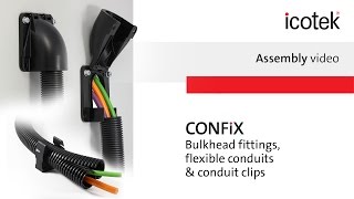 Cable conduit system CONFiX  Assembly  icotek [upl. by Treb516]