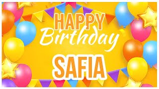 🎂 Happy Birthday Safia 🎉 Its Your Special Day 🥳 [upl. by Hound]