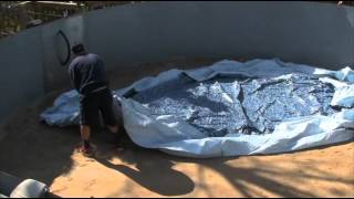 DIY Above Ground Pool Liner Installation in 25 Minutes [upl. by Welcher]