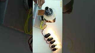 Free Electricity 220V Motor Copper Coil Generator [upl. by Grati]