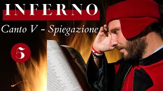 Inferno Canto V  Divina Commedia  Spiegazione [upl. by Ribal300]