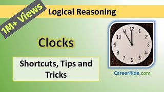 Clocks  Tricks amp Shortcuts for Placement tests Job Interviews amp Exams [upl. by Tiebout]