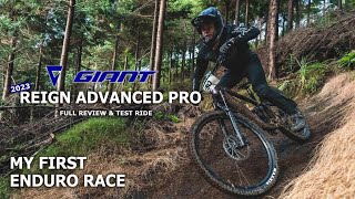 Racing Enduro on my 2023 Giant Reign Advanced Pro  My First Win [upl. by Felipe21]