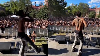 NLE Choppa Performs Live at Princeton amp Crowd GOES CRAZY HD NUTS [upl. by Py95]